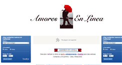 Desktop Screenshot of amoresenlinea.com