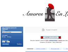 Tablet Screenshot of amoresenlinea.com